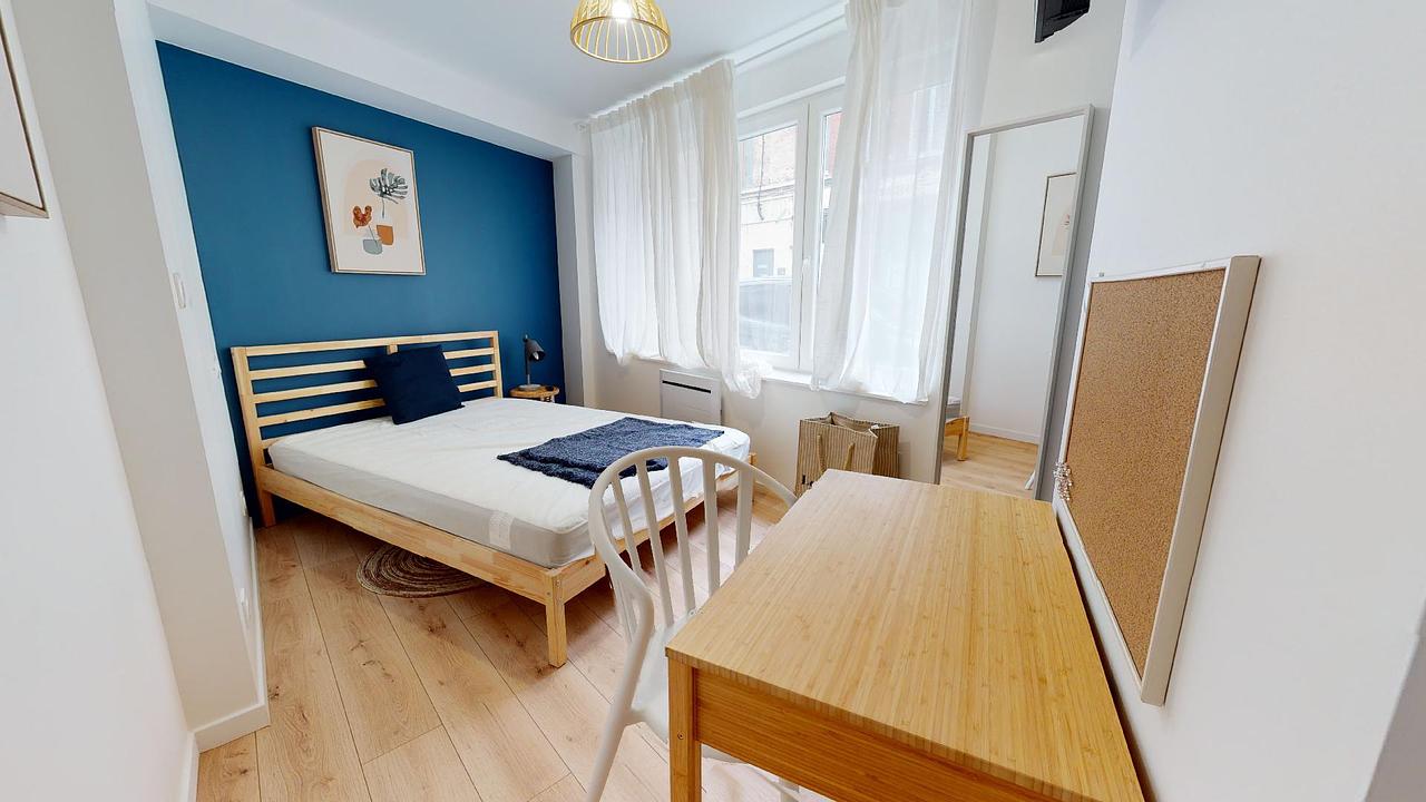 Colocation meublée de 94.0m2 - 495€ - Lille